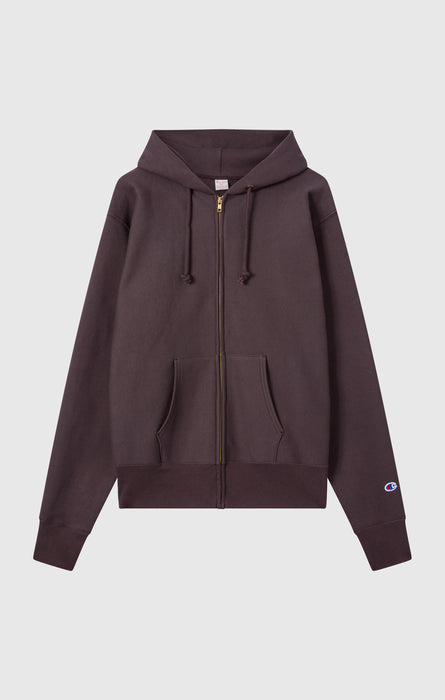 Men's Fleece Reverse Weave Zip Hooded Sweatshirt Made in USA