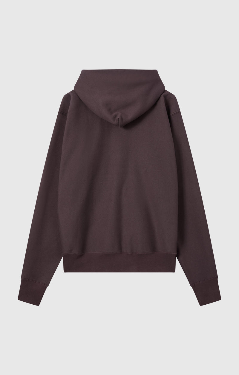 Men's Fleece Reverse Weave Zip Hooded Sweatshirt Made in USA