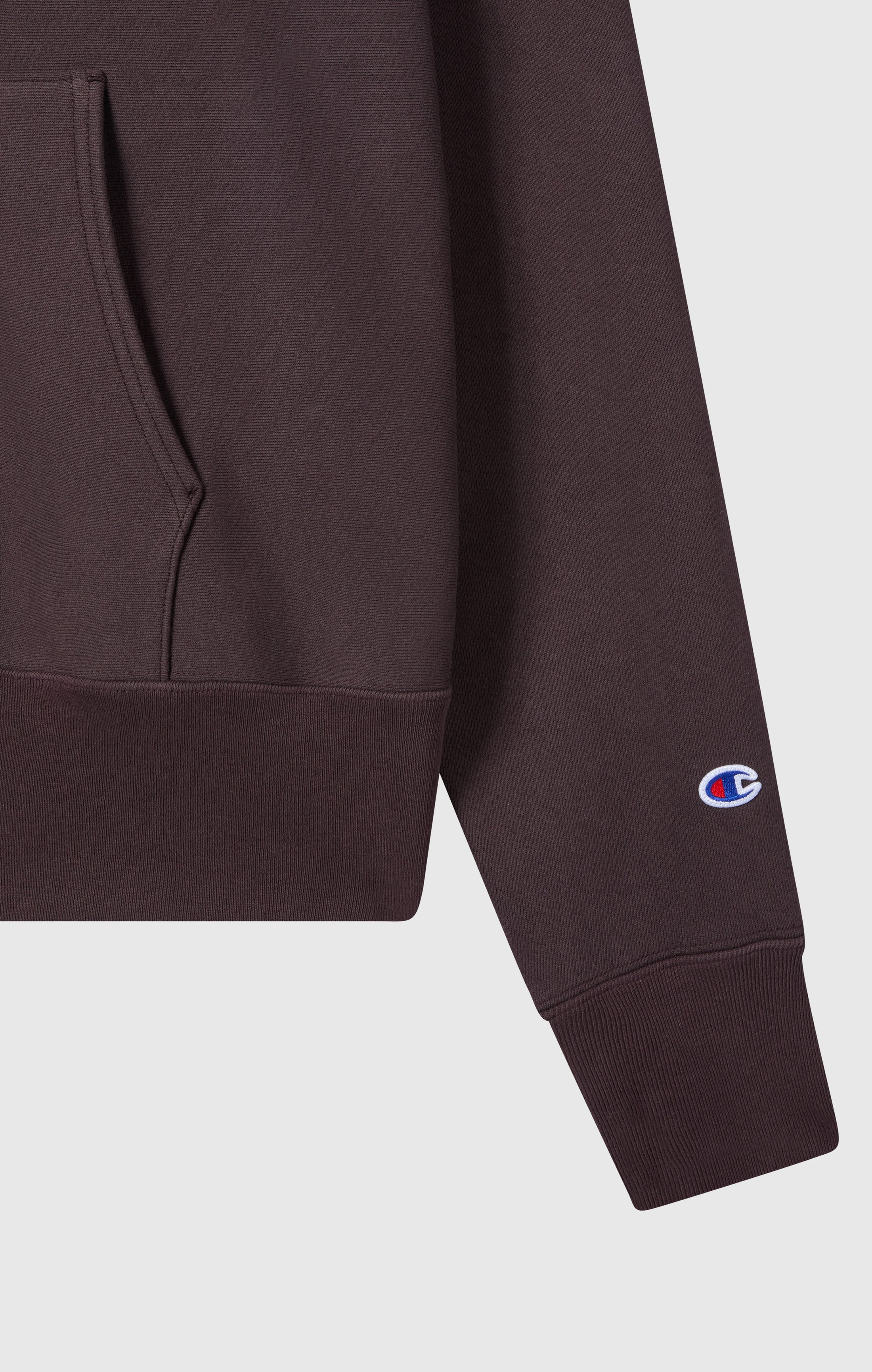 Men's Fleece Reverse Weave Zip Hooded Sweatshirt Made in USA