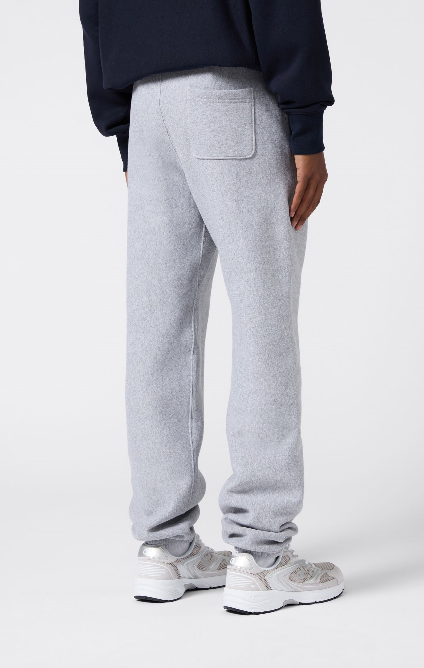 Reverse Weave Sweat Pants Made In USA Light Grey made in usa