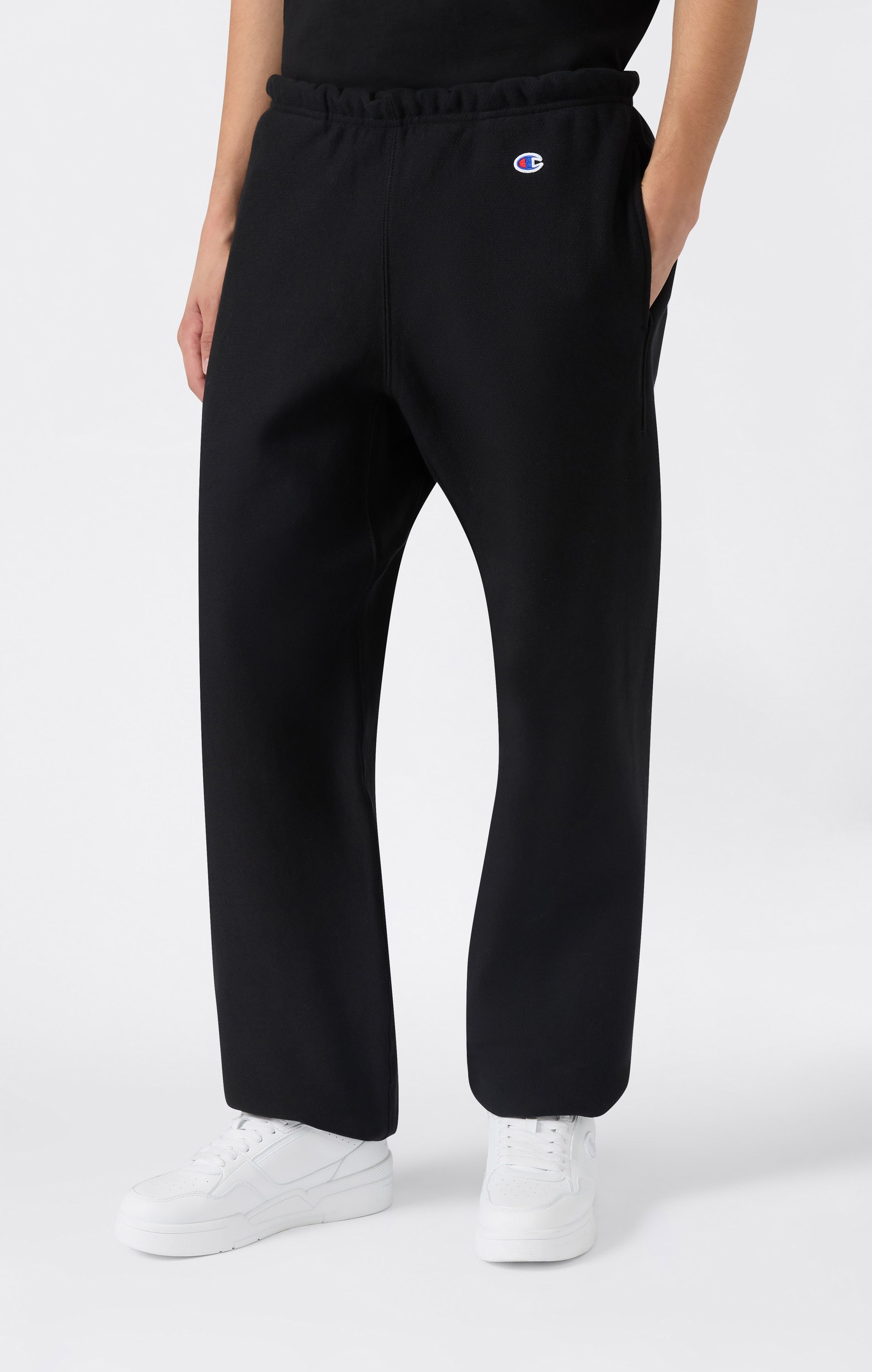 Pantaloni con Polsini Elasticizzati Reverse Weave con Interno Felpato da Uomo Made in USA