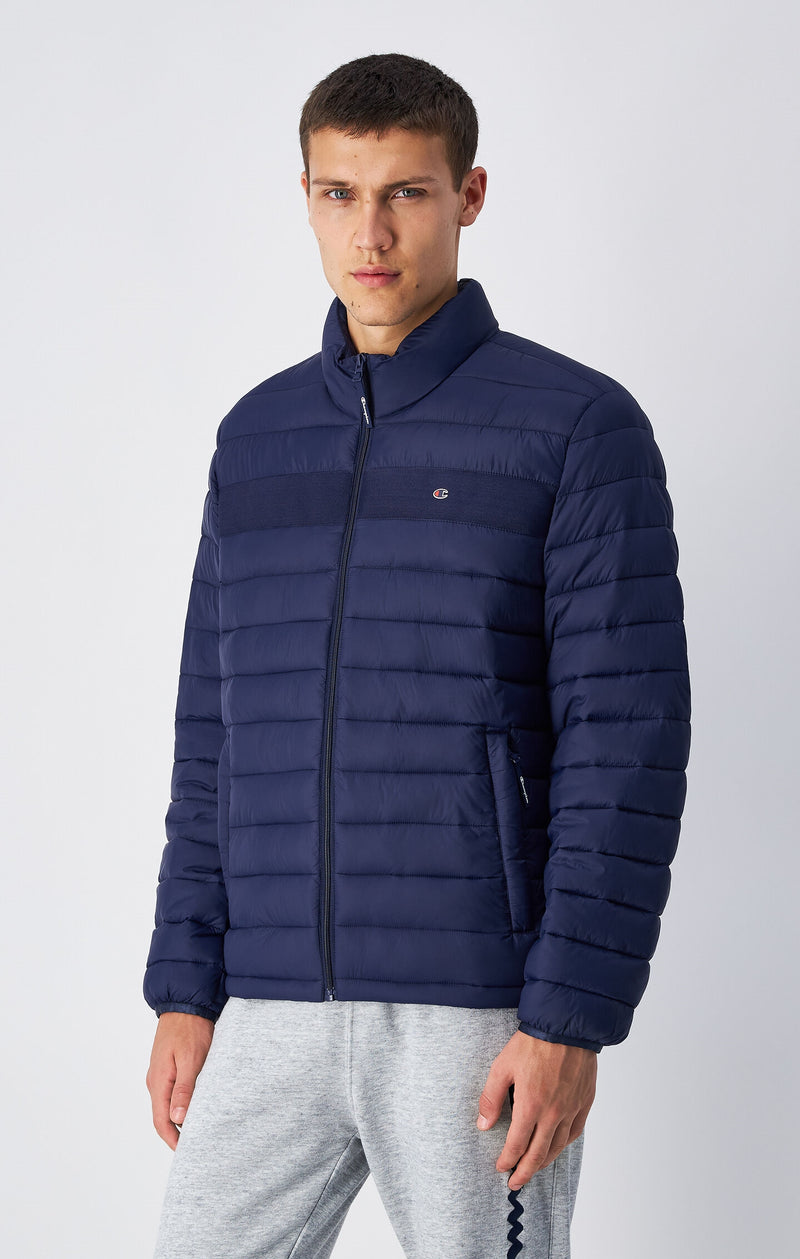 Steppjacke mit durchgehendem Reißverschluss