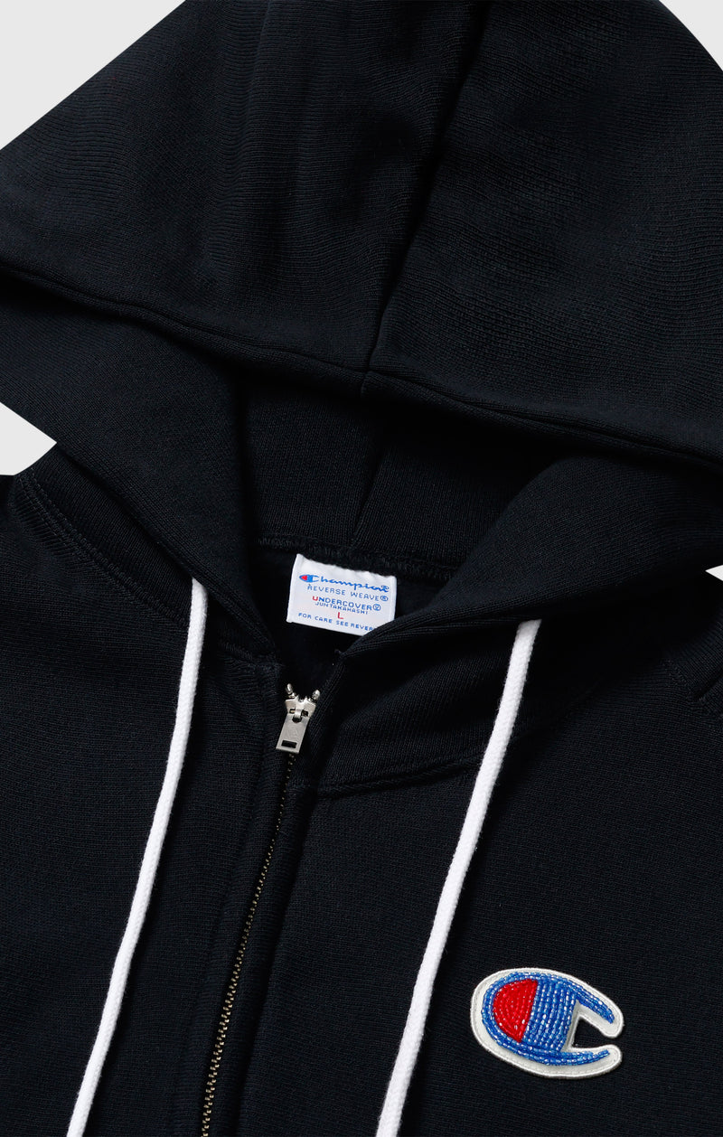 Reverse Weave Women's Full Zip Hoodie "Undercover"