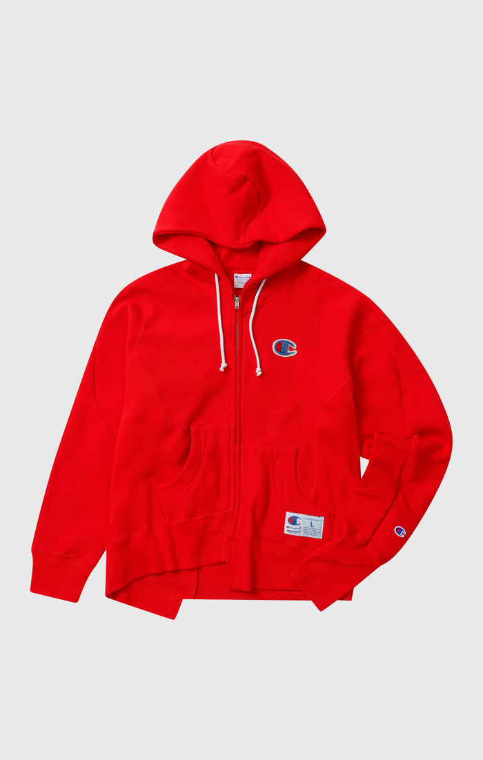 Felpa Con Zip Intera Reverse Weave "Undercover" Unisex