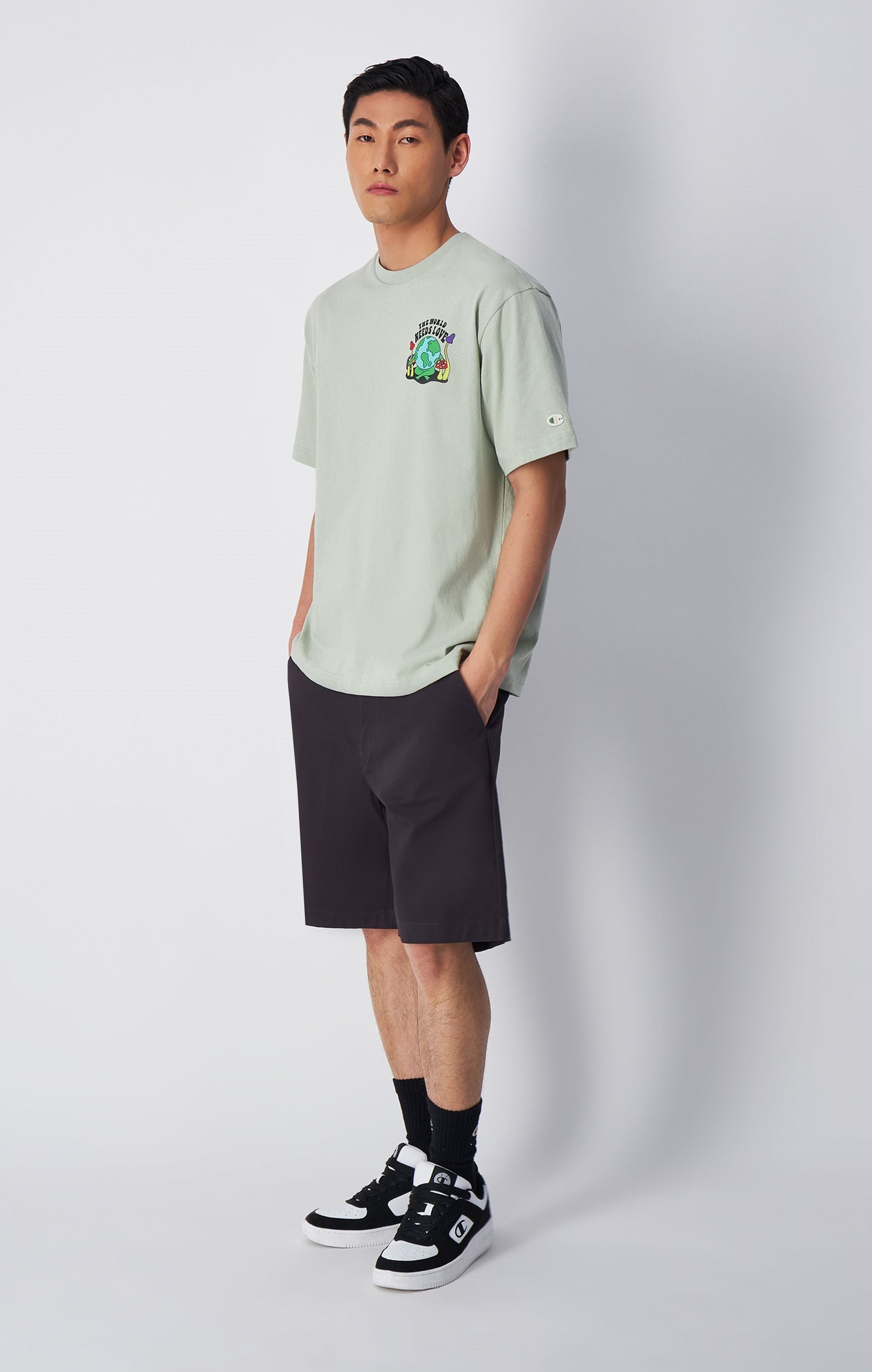 Shorts in Cotone Biologico Elasticizzato Eco Future