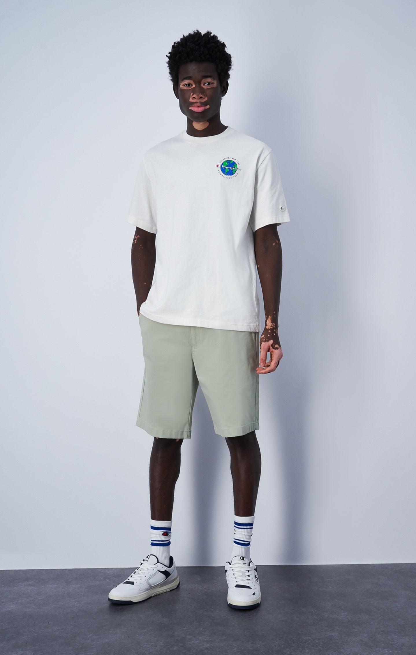 Shorts in Cotone Biologico Elasticizzato Eco Future