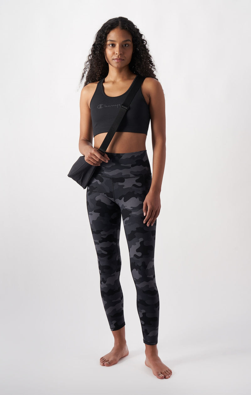 Legging Femme 7/8 Taille Haute avec Poches en Tissu Respirant  Athletic Fit