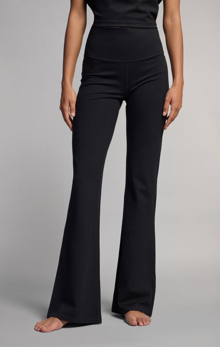 Leggings Svasati Donna Vita Alta in Tessuto Traspirante Athletic Fit