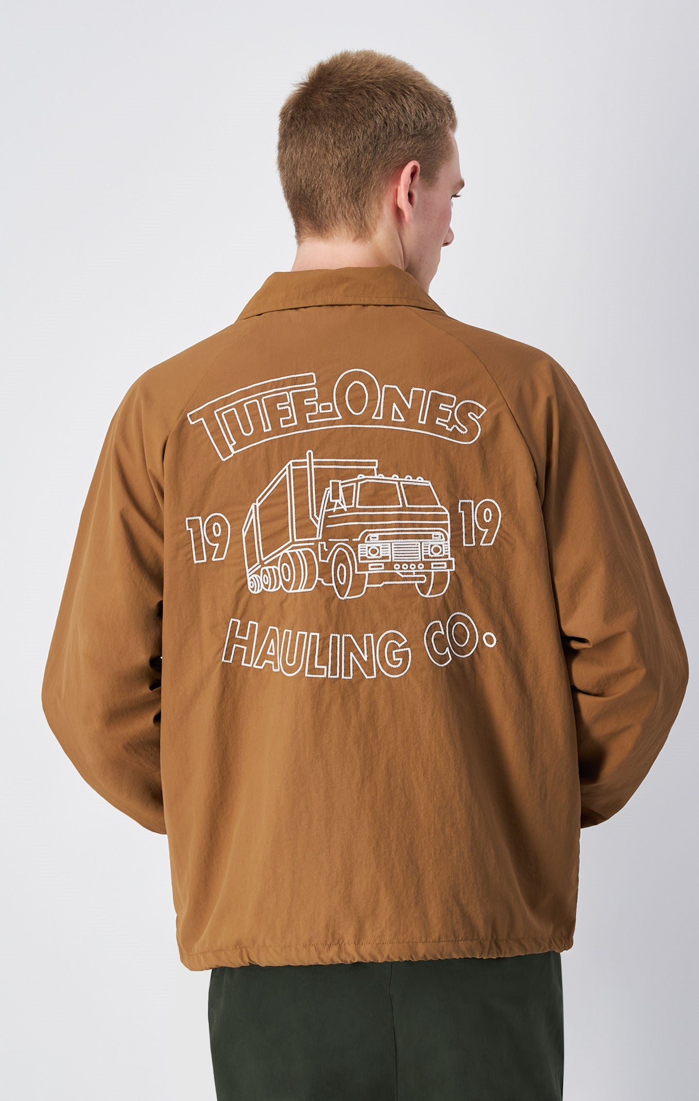 Giacca coach in nylon