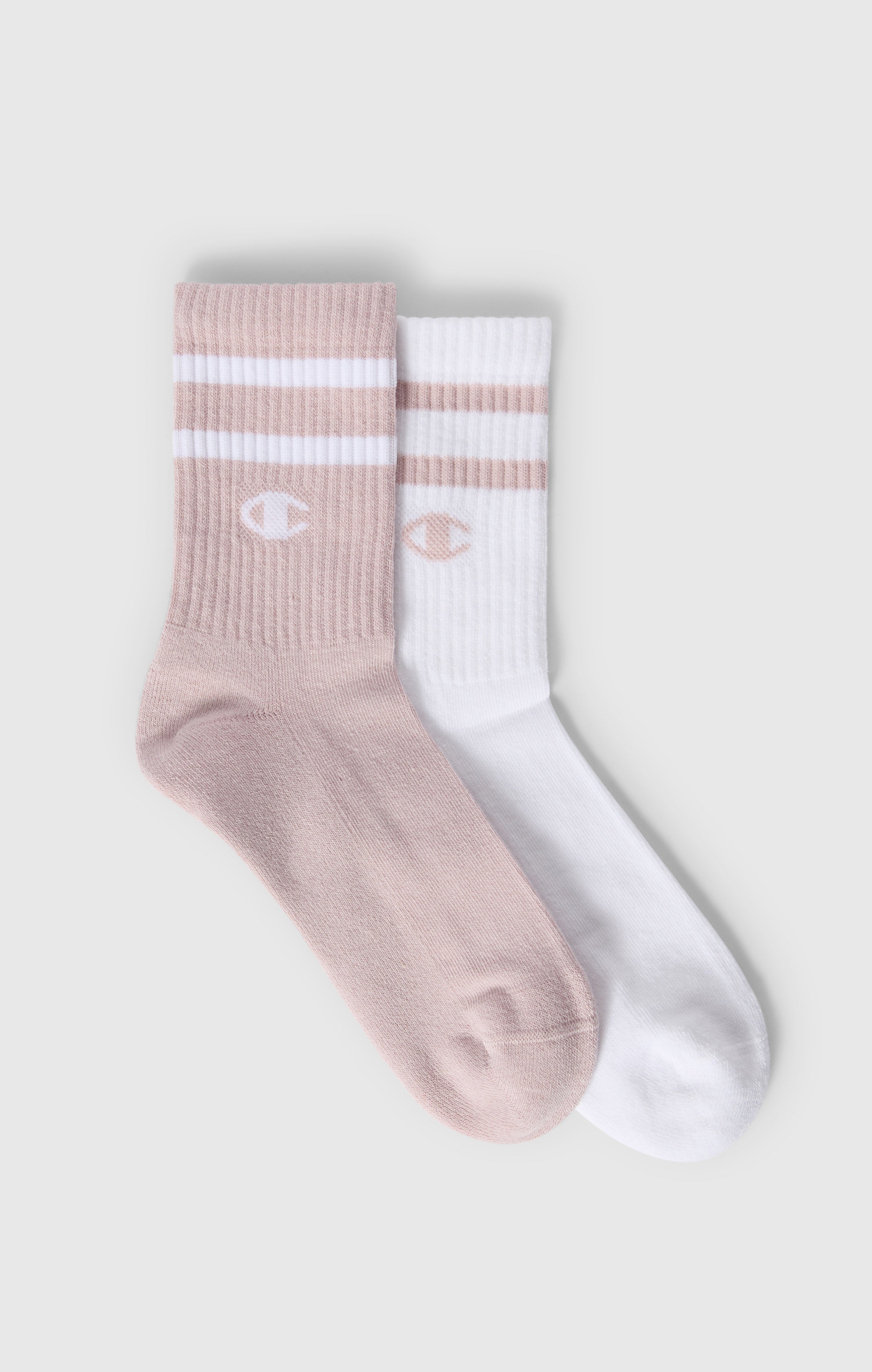 Lot de 2 paires de chaussettes mi-mollet pour adulte