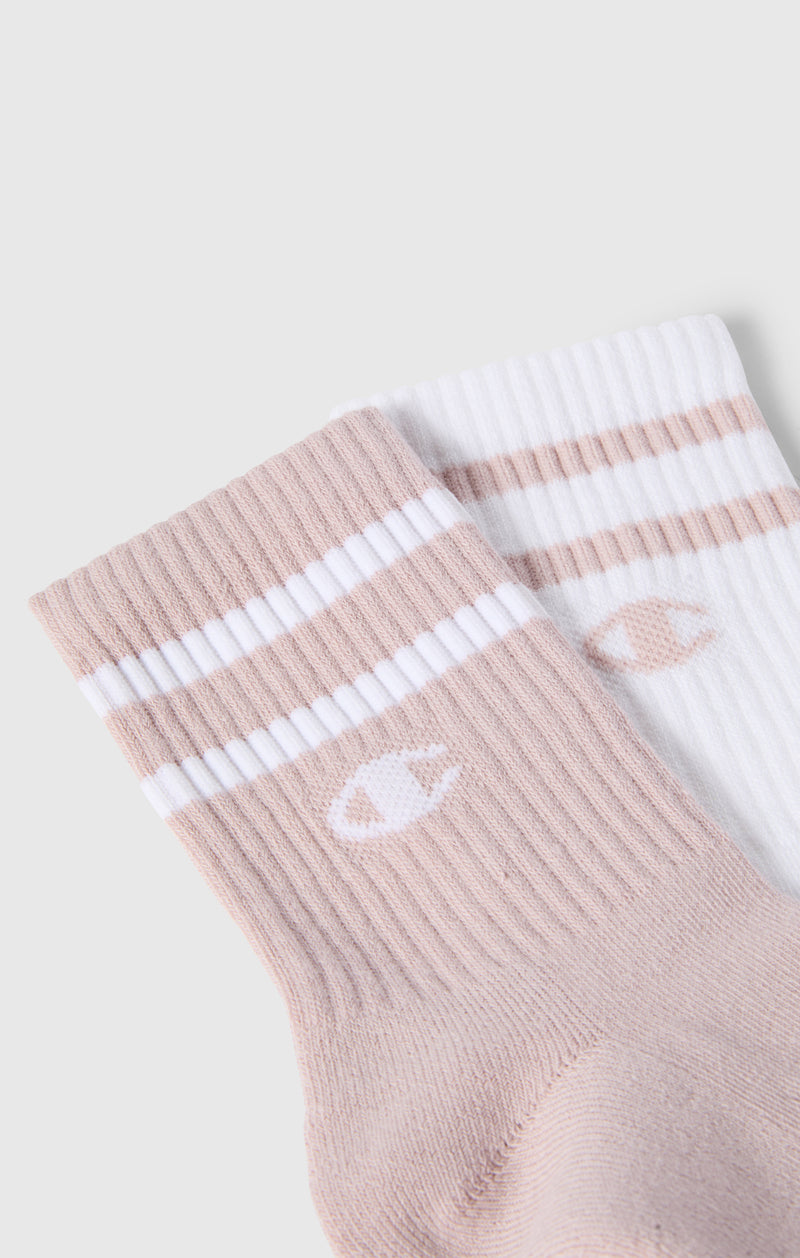Lot de 2 Paires de Chaussettes Courtes Mi-Mollet