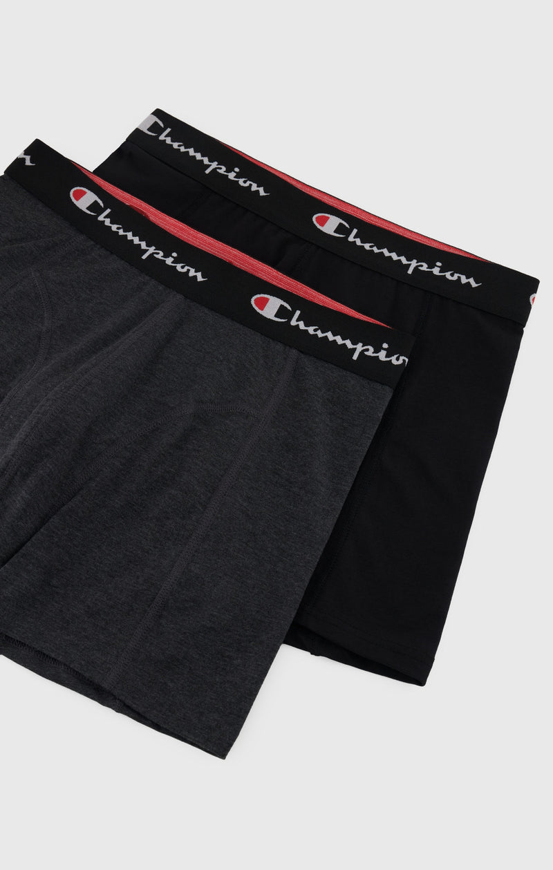 Pack Da Due Boxer Con Cuciture Lisce