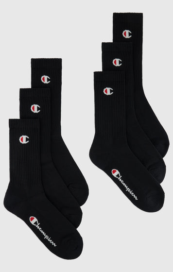 Six Pack Breathable Crew Socks