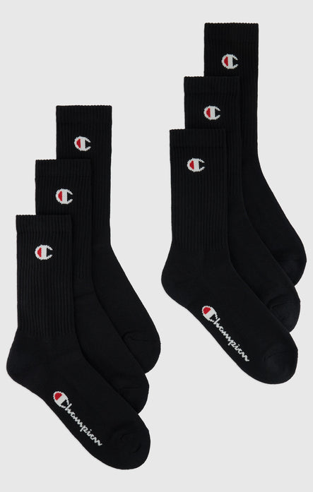 Six Pack Breathable Crew Socks