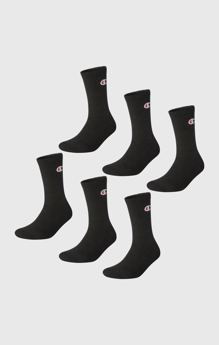 Lot de 6 paires de chaussettes mi-hautes respirantes