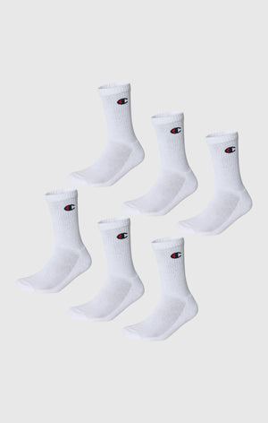 Six Pack Breathable Crew Socks