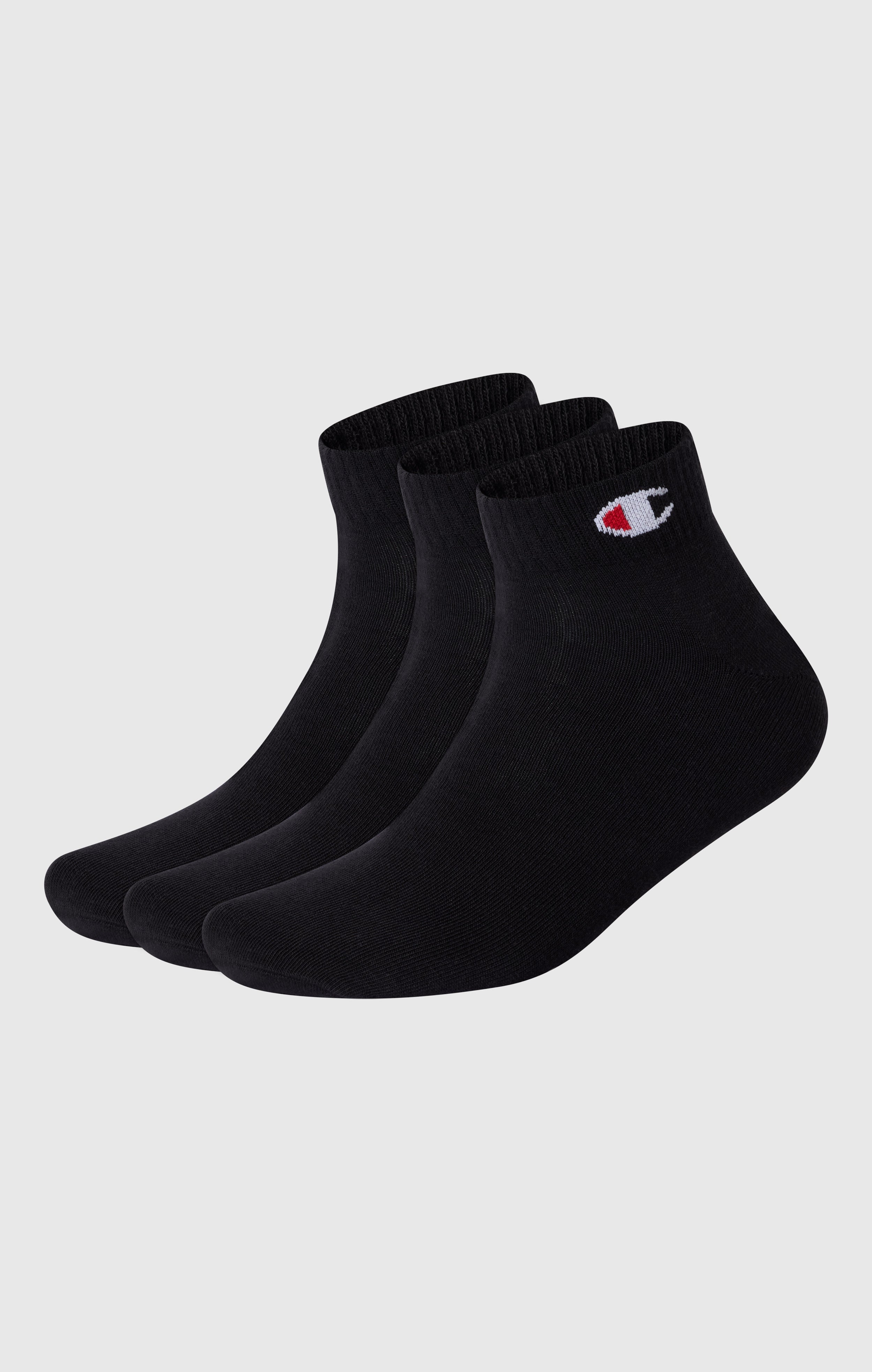 3-Pack Adult Socks with C Logo