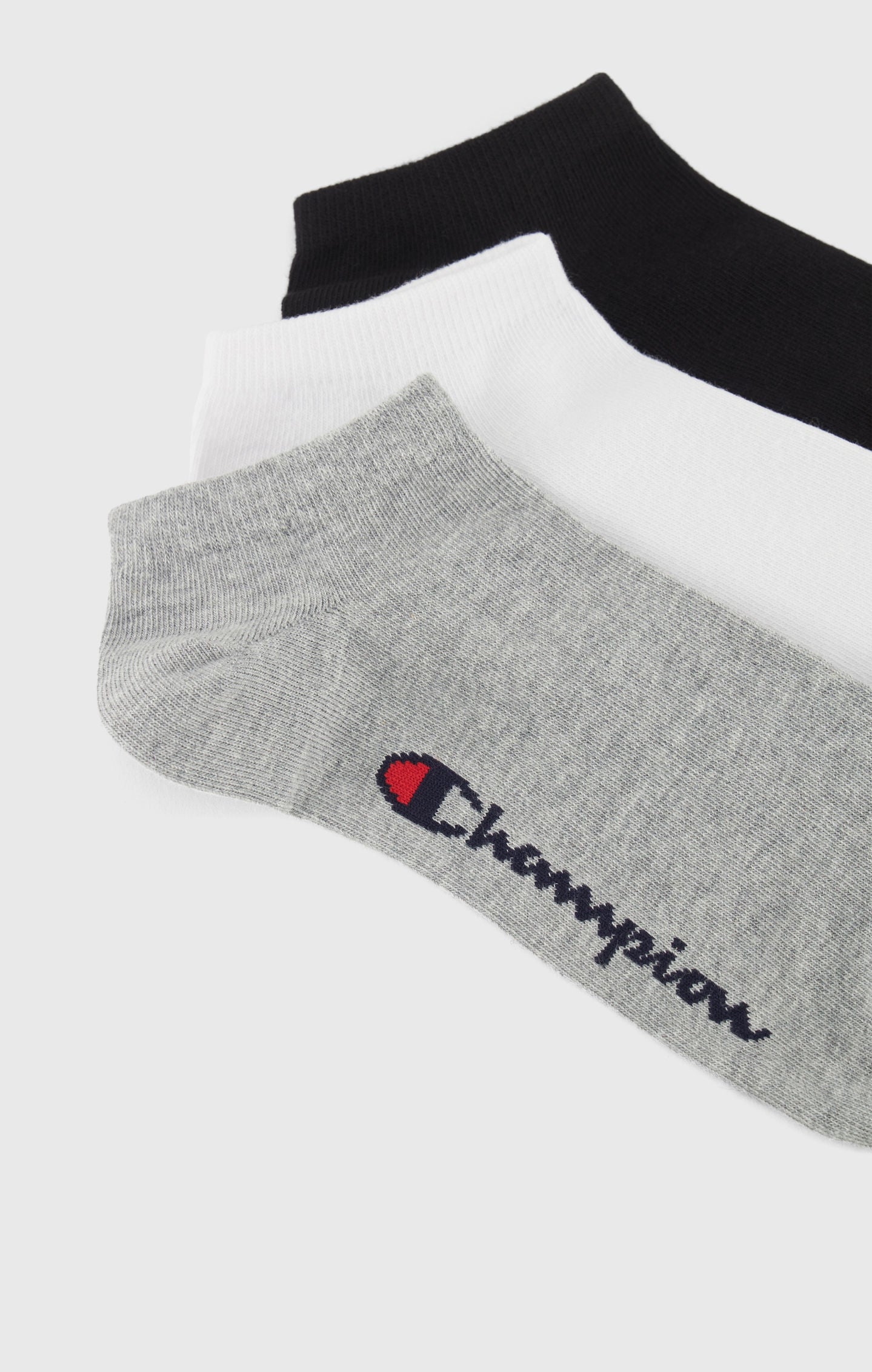 Paquete de tres pares de calcetines bajos