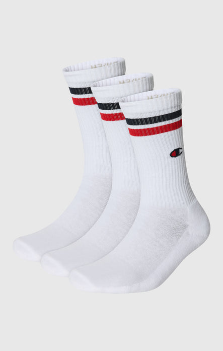 Triple Pack Crew Length Socks