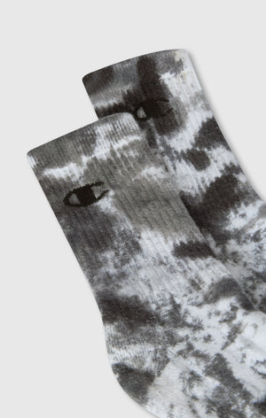 2 Pack Crew Socks Tie-Dye