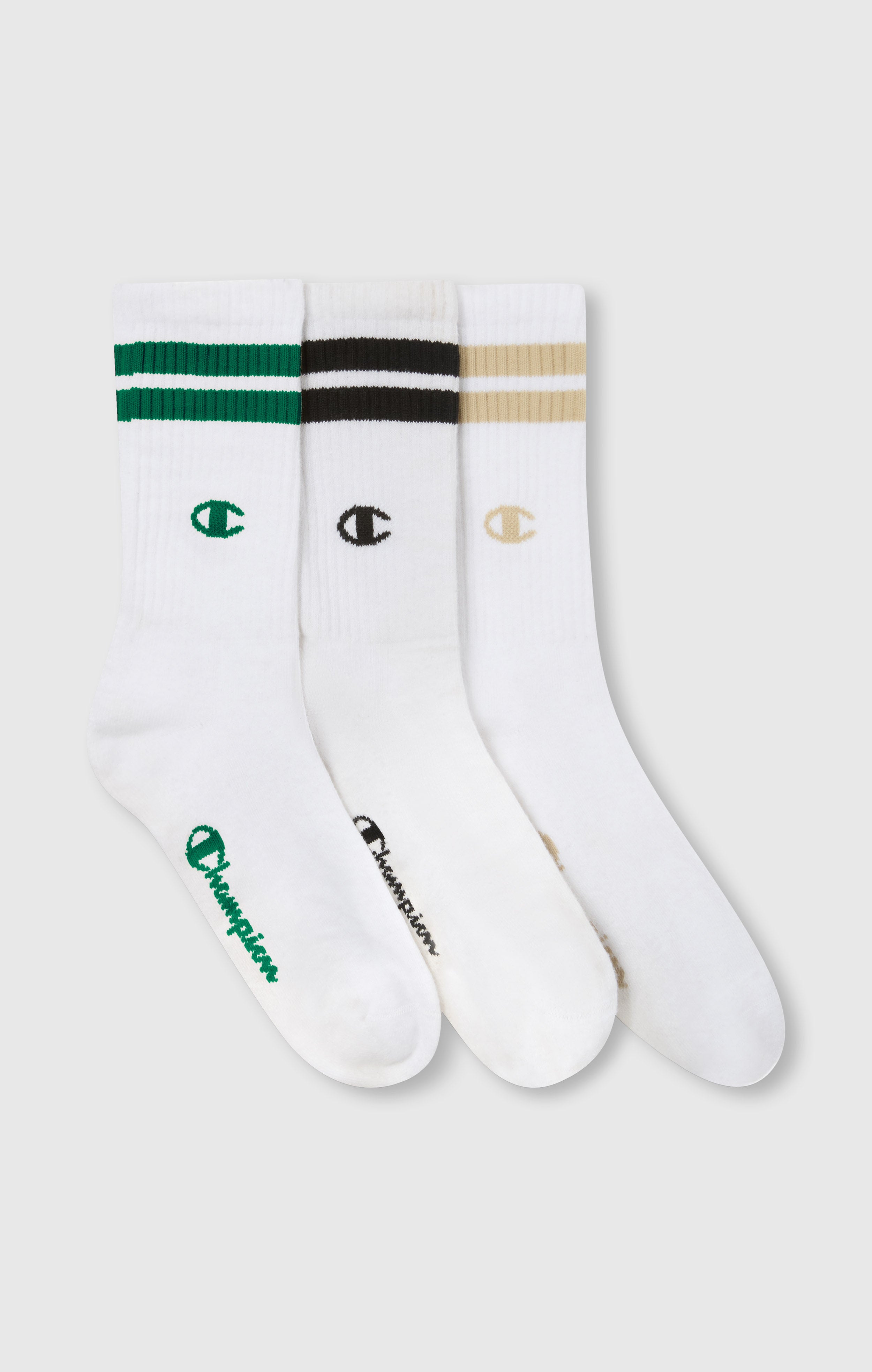 Pack da 3 Paia di Calzini a Mezza Gamba Multi Logo da Adulto