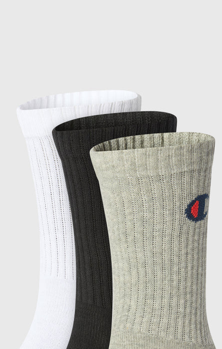Pack de 3 pares de calcetines para adulto con logo « C »