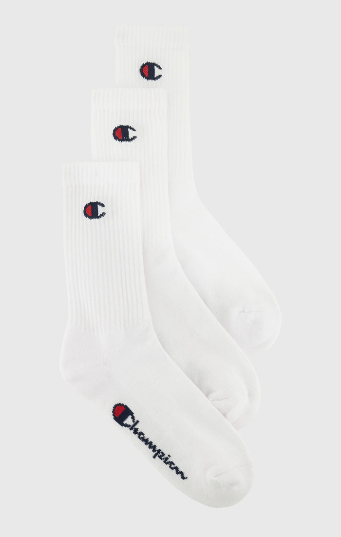 Lot de 3 paires de chaussettes mi-hautes à logo C
