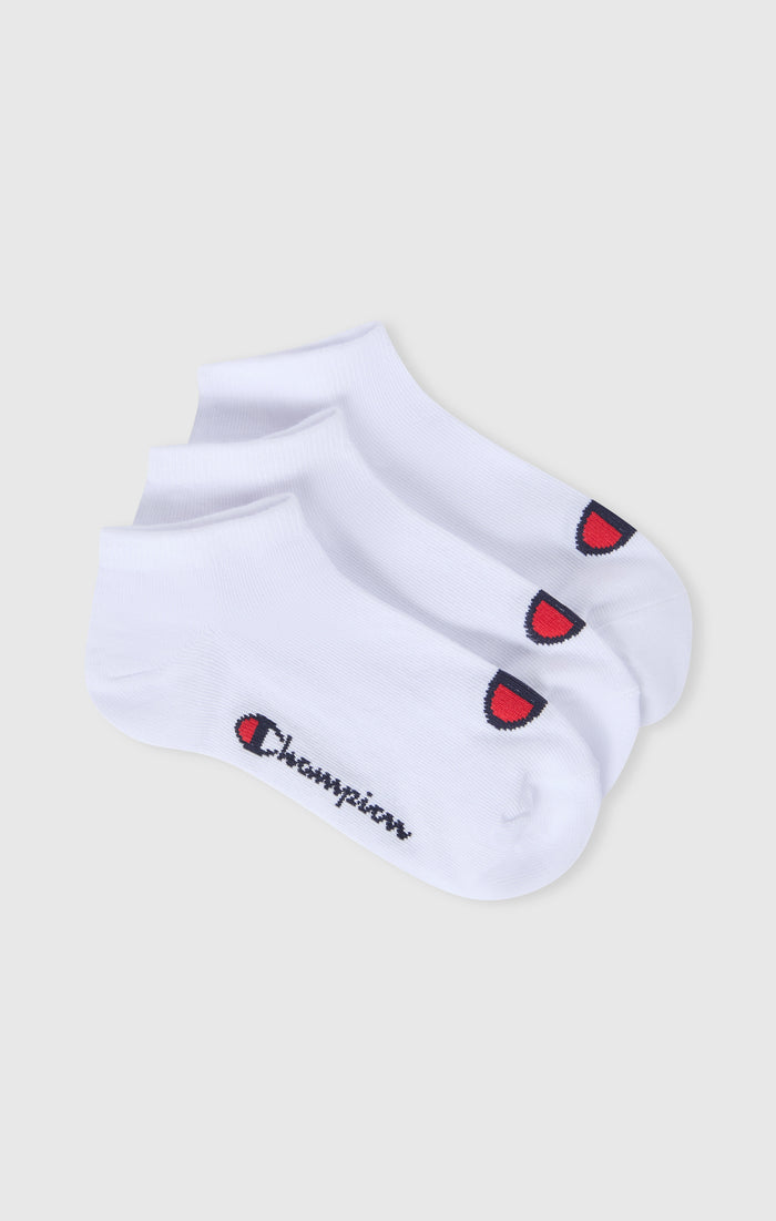 Kids’ 3-Pack Sneaker Socks with Logo