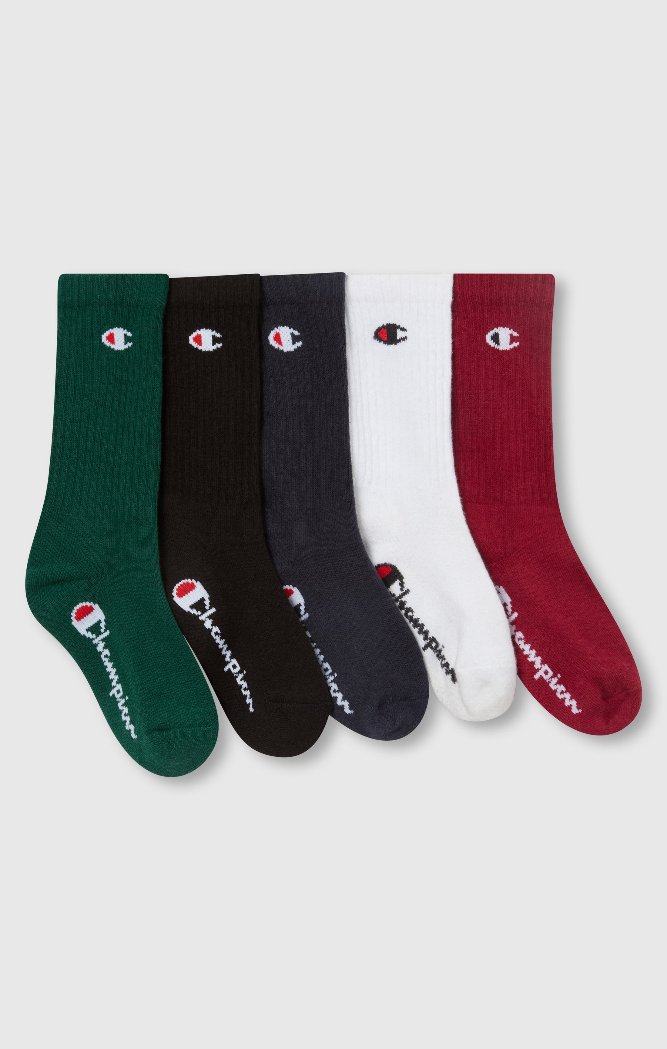 Lot de 5 Paires de Chaussettes Mi-Mollet Logo Essentials
