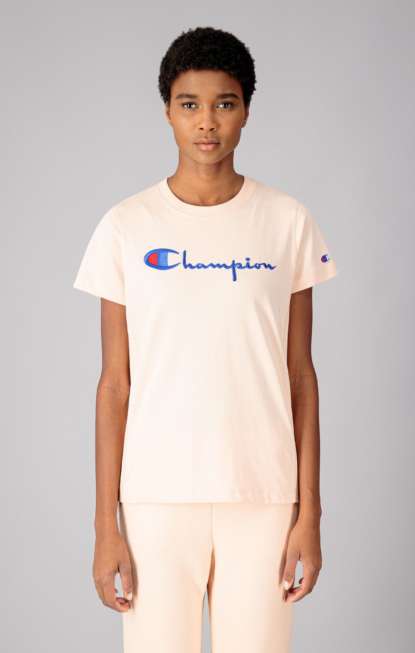 T-Shirt à Logo Champion brodé