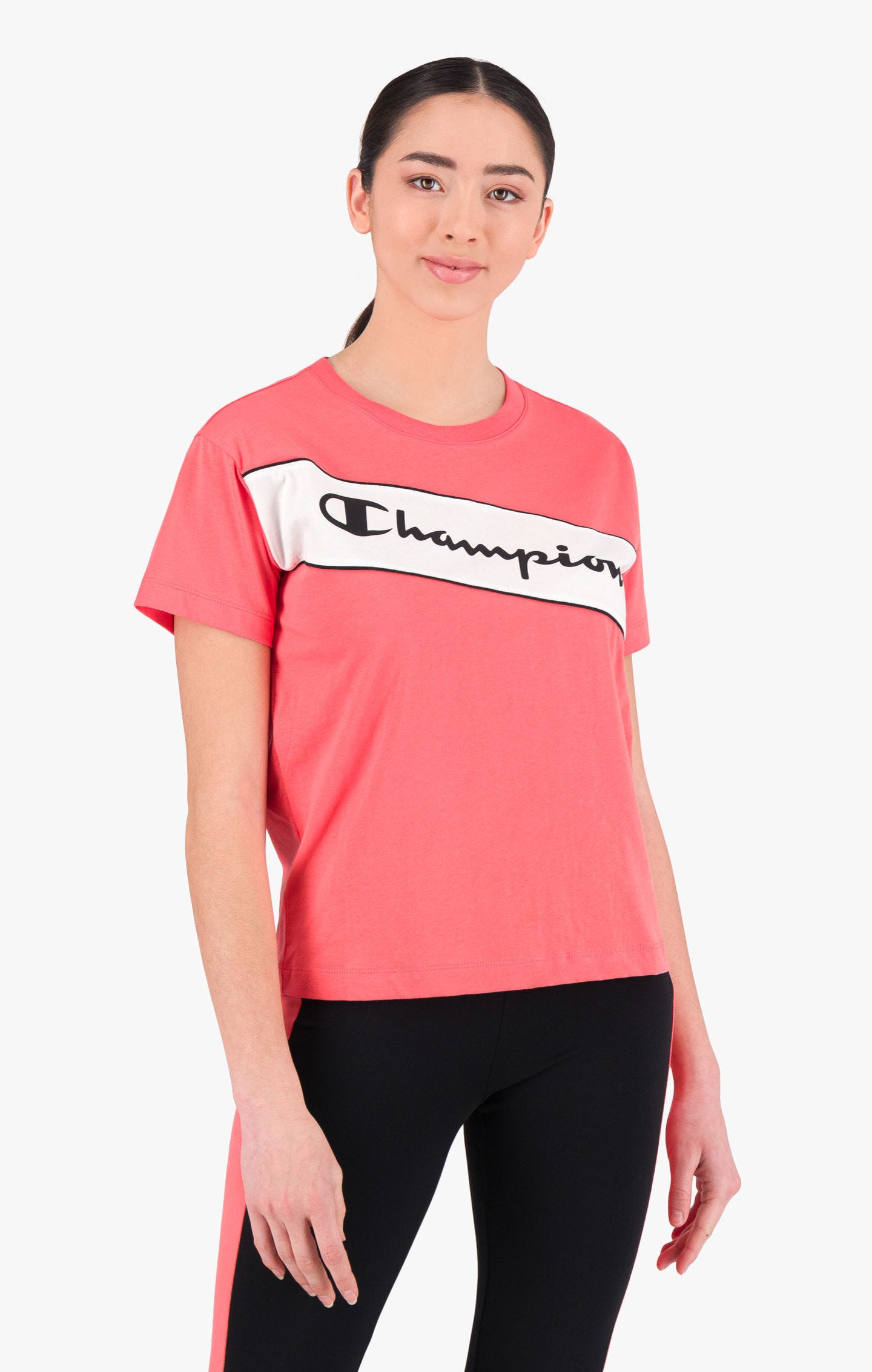 T-shirt colour-block à logo Champion