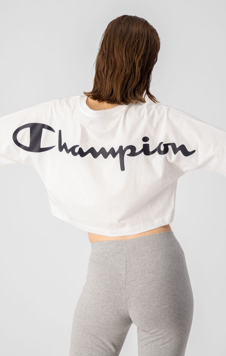 T-shirt court à logo Champion au dos