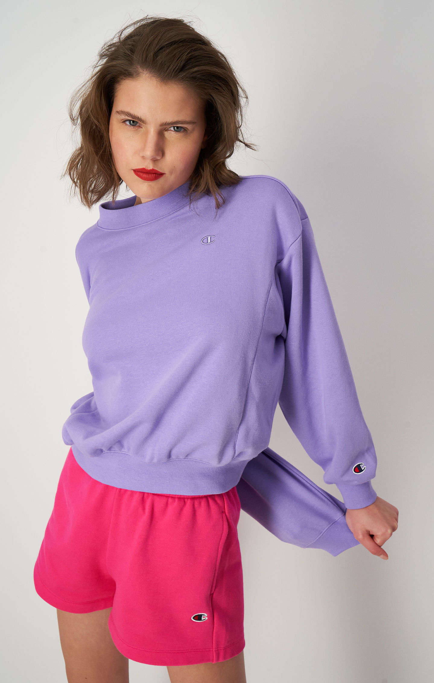 Embroidered Cotton Fleece Sweatshirt