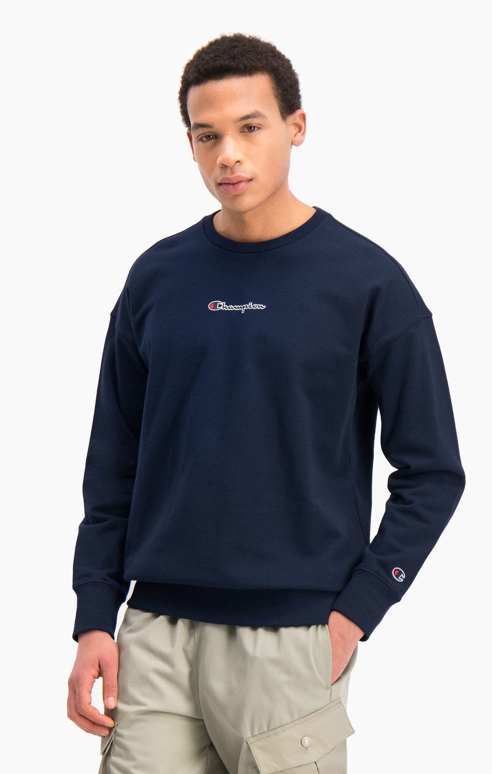 Sweatshirt oversize à logo Champion