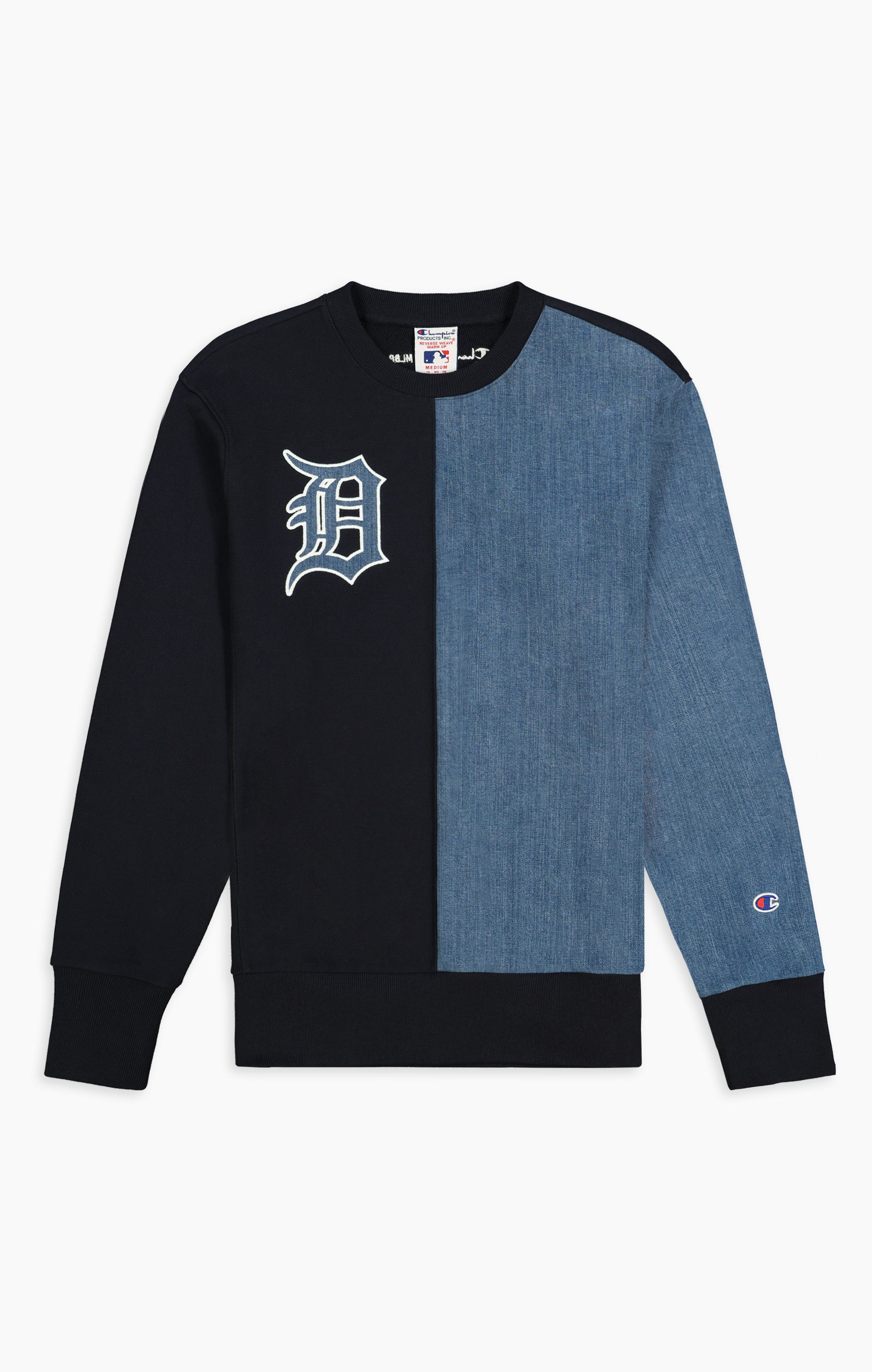 Sweatshirt denim et Reverse Weave MLB Detroit