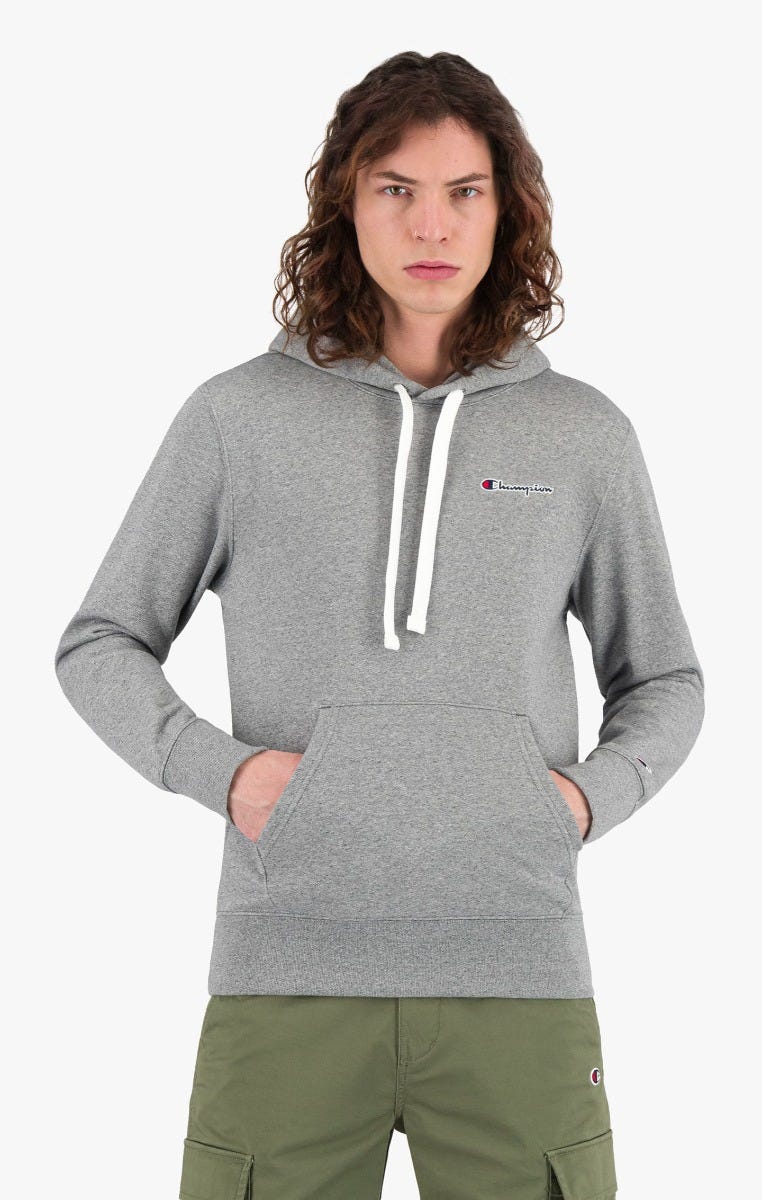 Sweatshirt à capuche et petit logo Champion