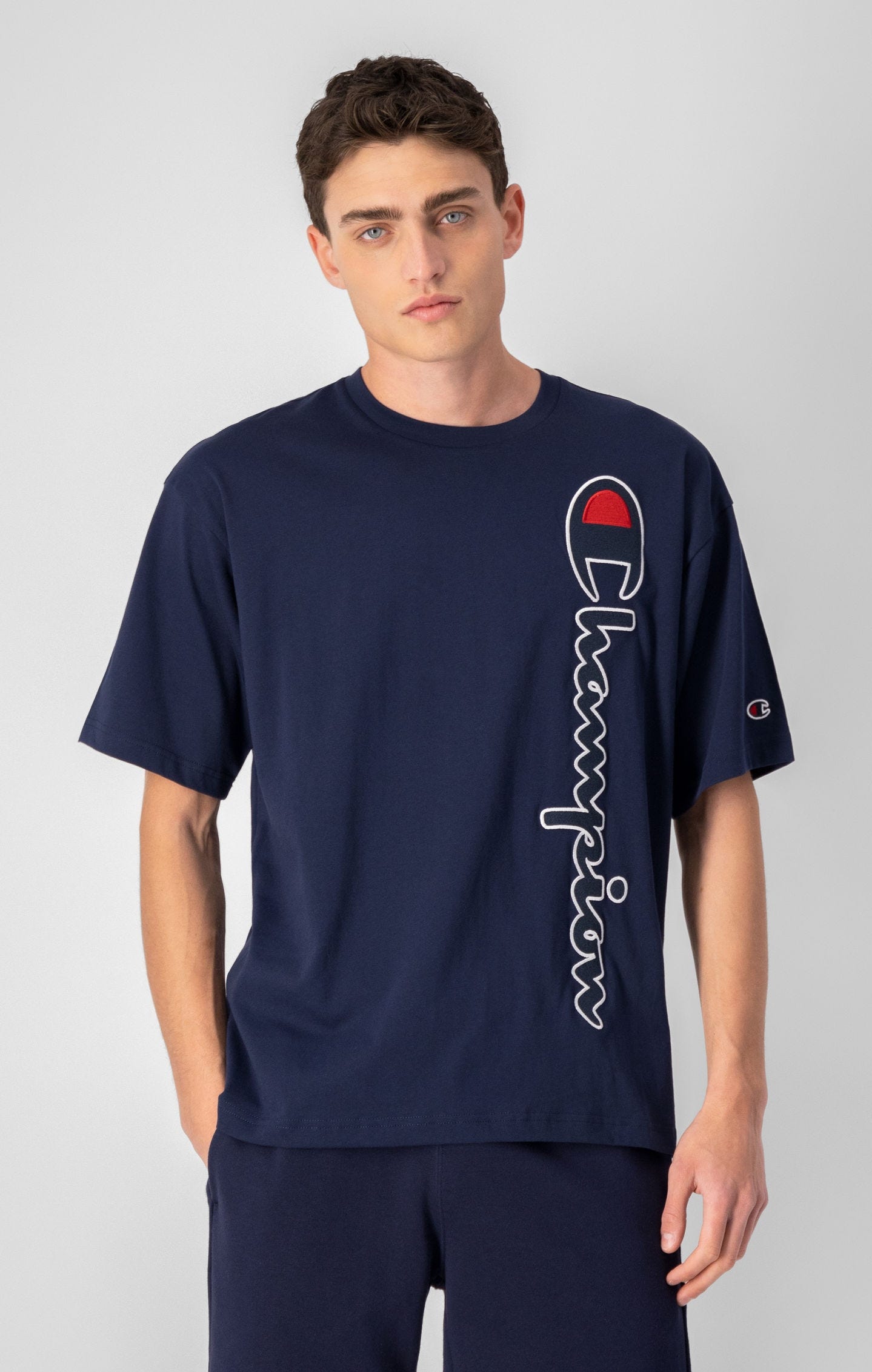 T-Shape Vertical Script Logo T-Shirt