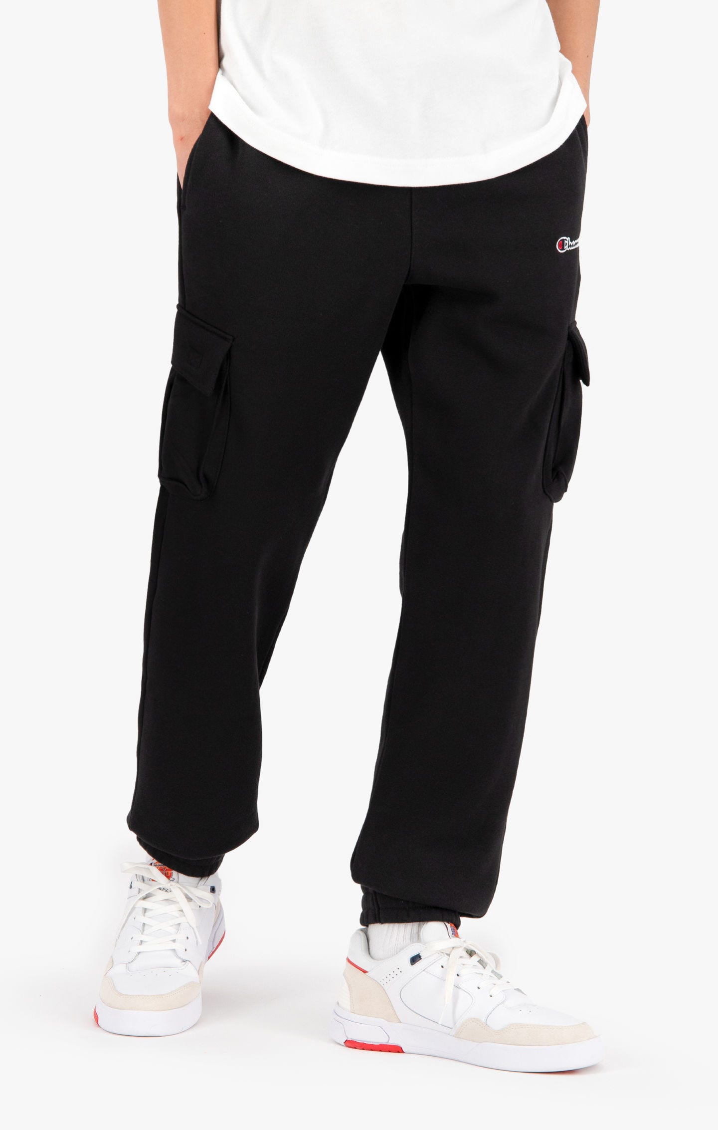 Pantalon de jogging utilitaire en coton bio à logo