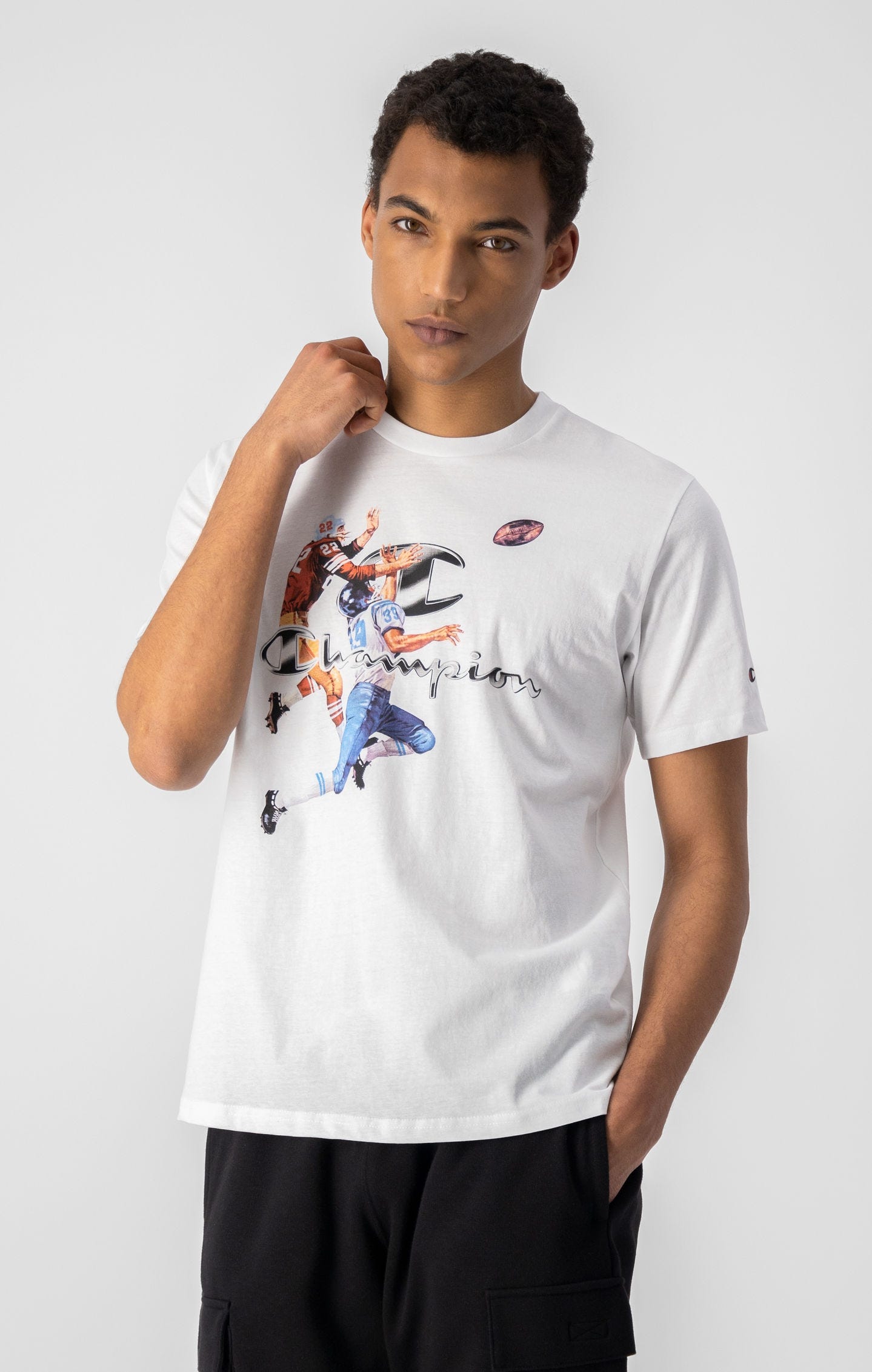 Vintage American Football Print T-Shirt