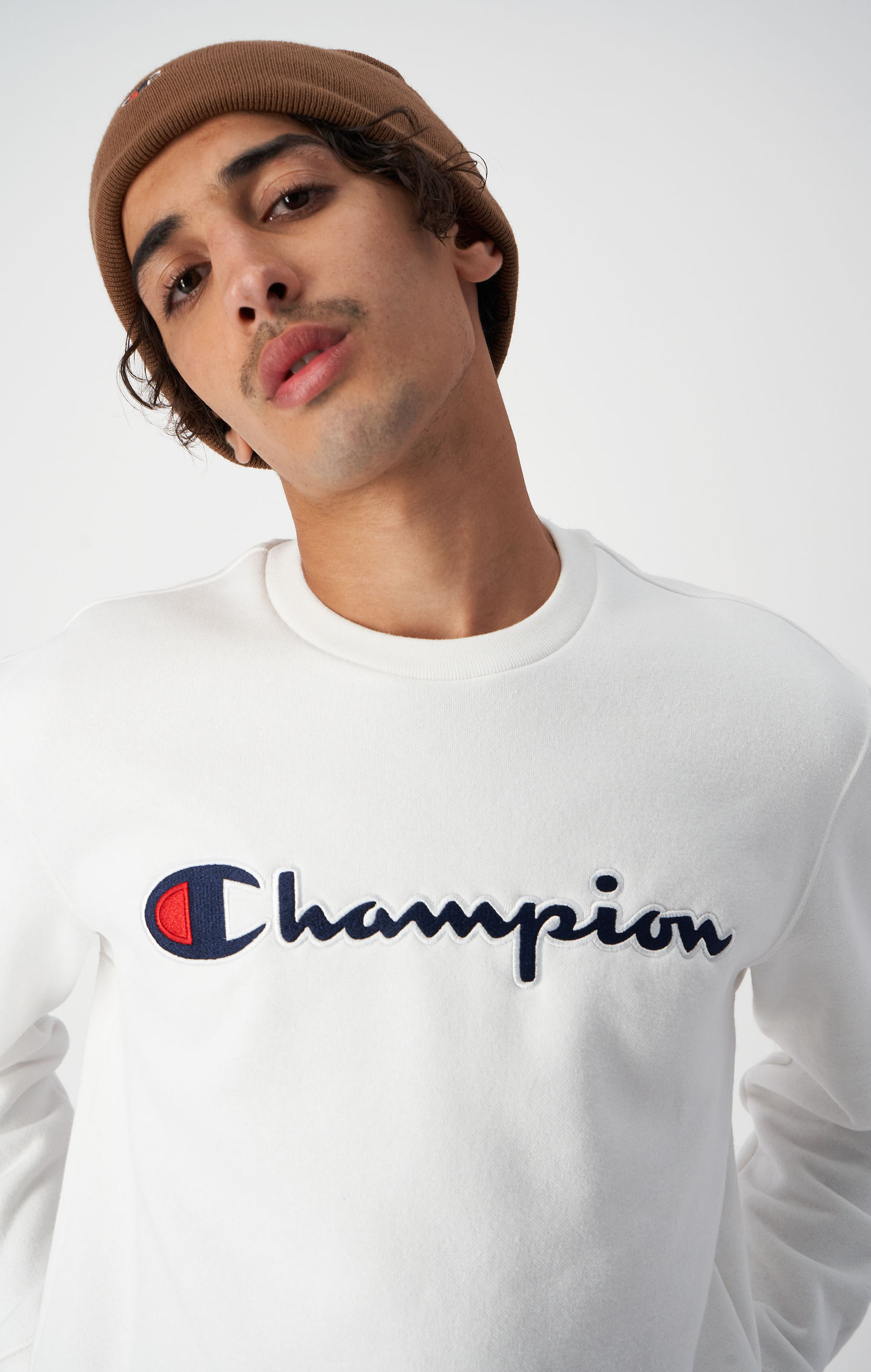 Sweatshirt à logo Champion brodé
