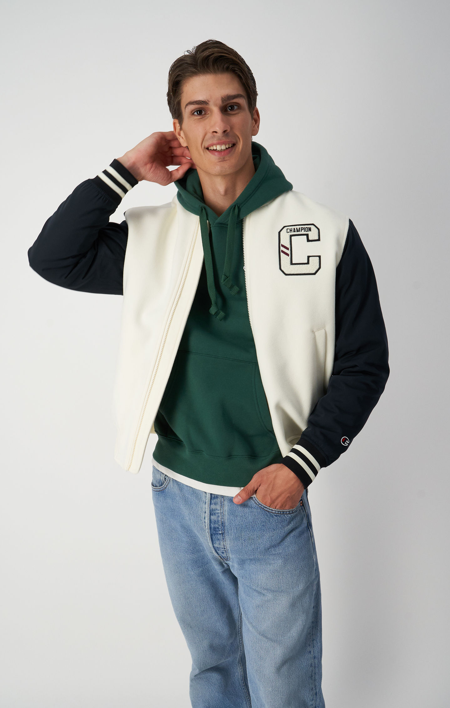 Champion Giacca Bomber In Stile College