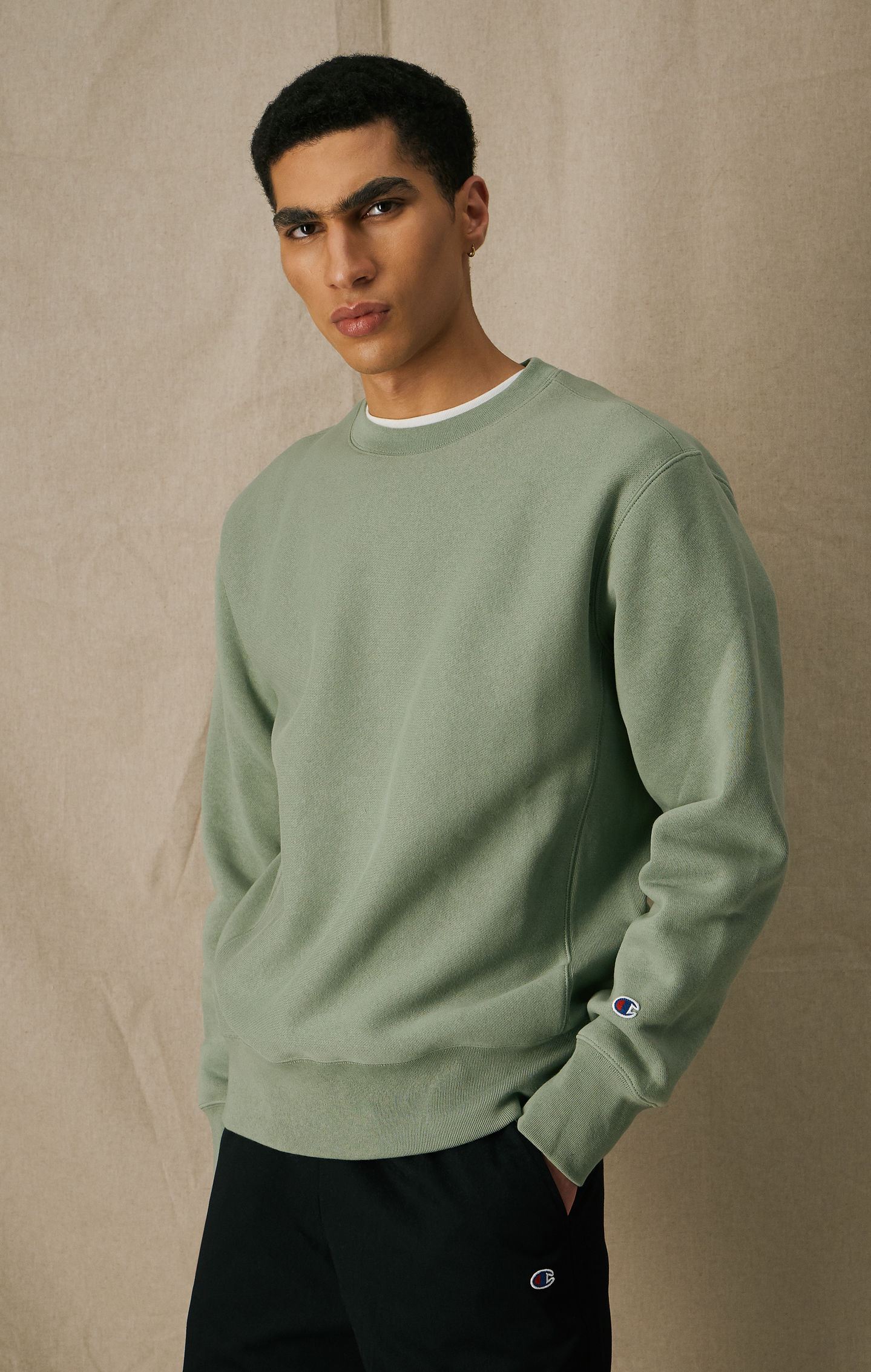 Minimal Reverse Weave Sweatshirt