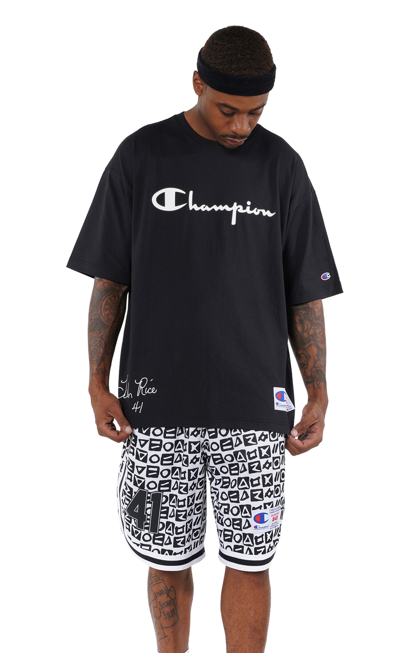 Champion T-shirt Con Stampa Grafica Glen Rice