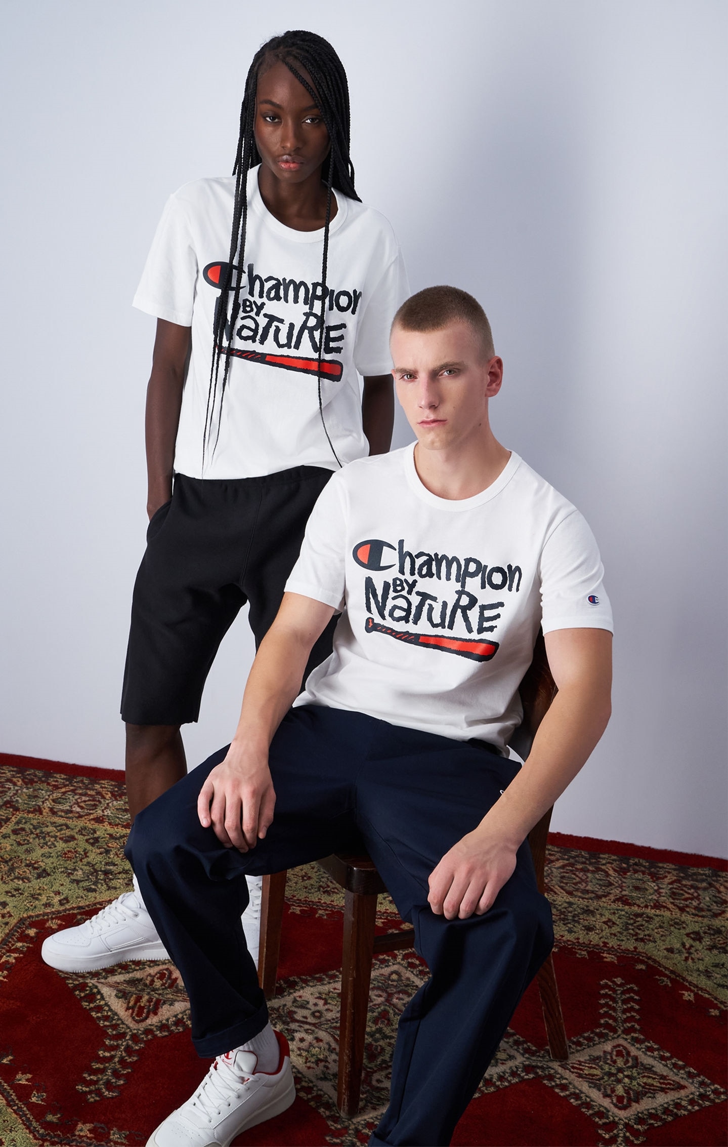 Champion T-shirt Con Logo Stampato Naughty By Nature