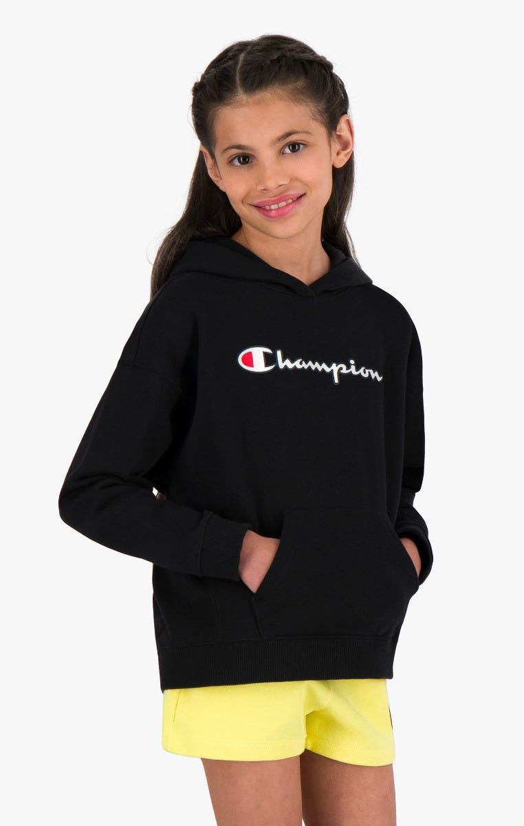 Sweatshirt à capuche classique à logo Champion - Filles