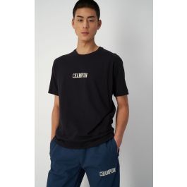 Champion Mens T-Shirt Crew Neck Short Sleeve Tee Blue Designer Fashion Top XL XX 