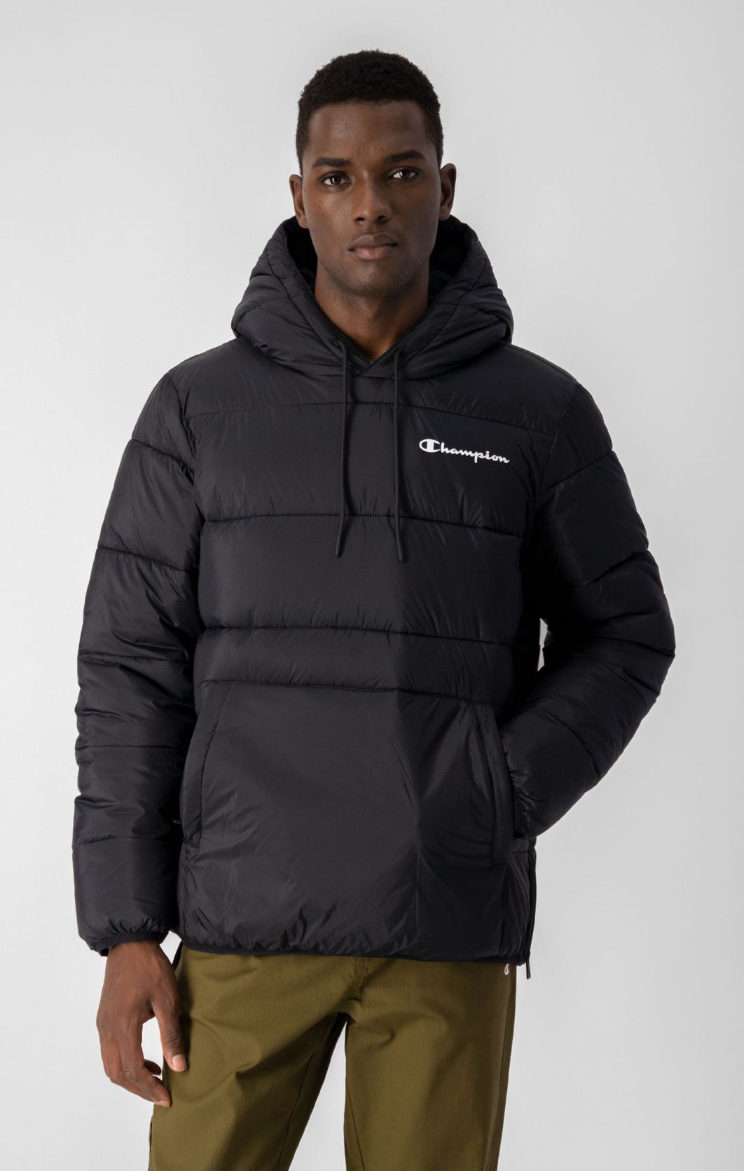 Pile Lined Padded Hooded Jacket | Champion Danmark