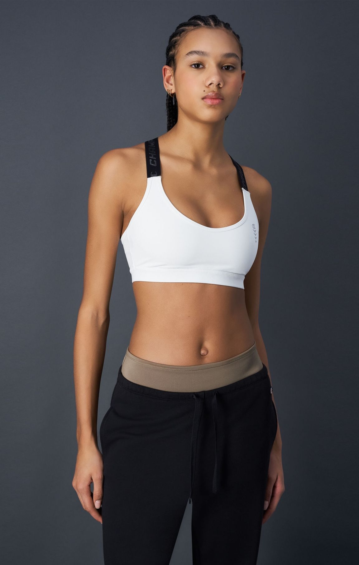 CHAMPION DOUBLE DRY ABSOLUTE WORKOUT II SPORTS BRA BLUE #6715 X