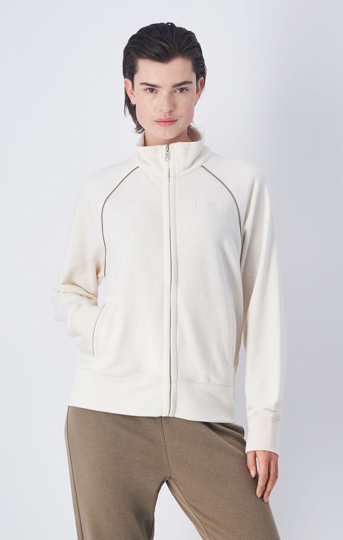 Contrast Piping Light Terry Tracksuit