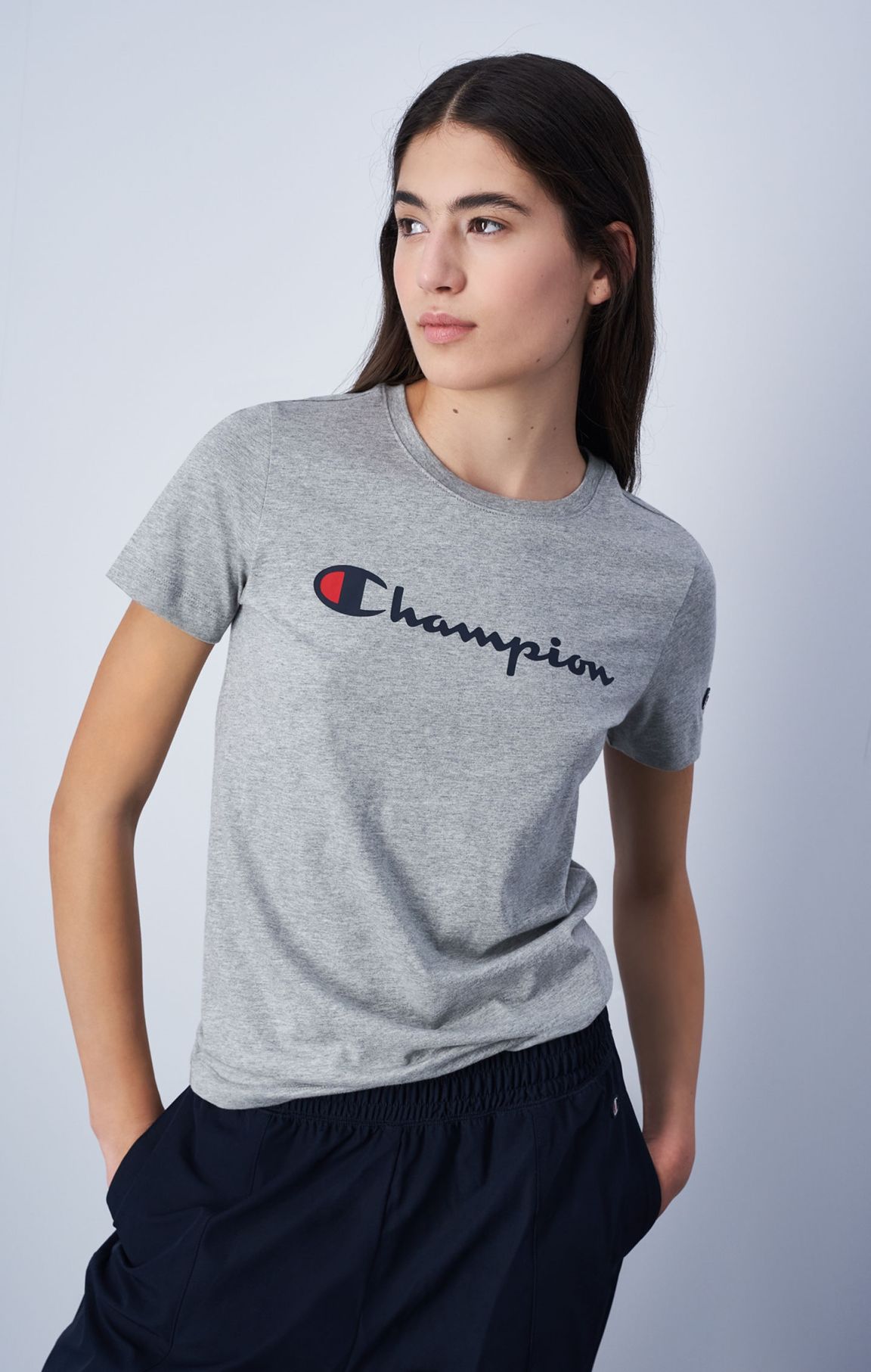 Big Script Logo Crewneck T-Shirt